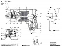 Bosch 0 602 125 101 GR.54 Angle Drill Spare Parts